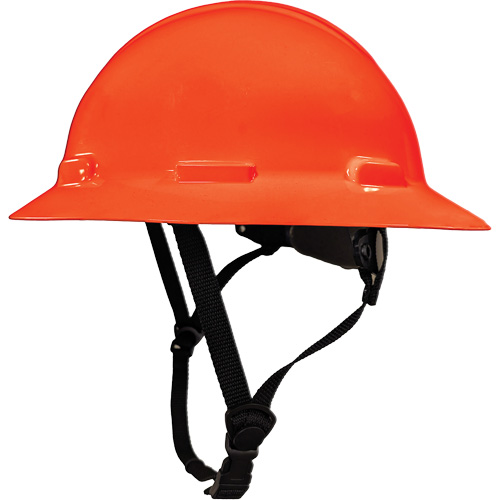 Casque de s&eacute;curit&eacute; &agrave; bordure compl&egrave;te LIDGUARD avec mentonni&egrave;re, R&eacute;pond aux normes CSA type 2, Suspension Rochet, Ventil&eacute; Distribution Élite MP