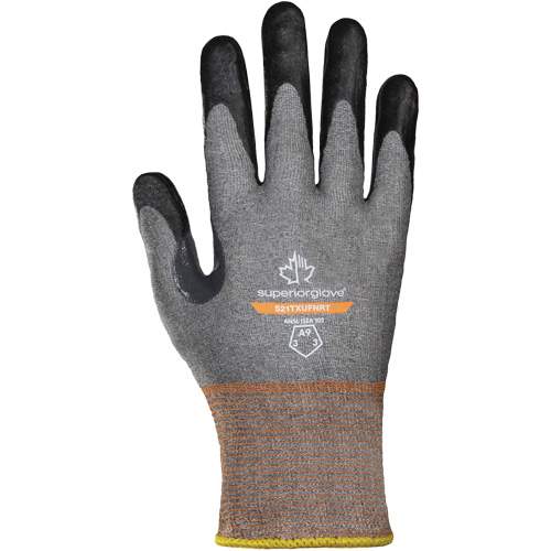Dexterity Pro S21TXUFNRT Ultra-Thin Gloves, 5, 21 Gauge, Foam Nitrile Coated, ASTM ANSI Level A9 Distribution Élite MP