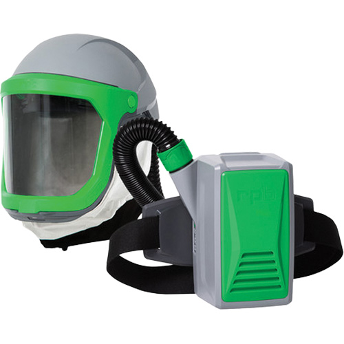 Syst&egrave;me de protection respiratoire &agrave; &eacute;puration dair motoris&eacute;e (PAPR) Z-Link de RPB Safety, Respirateur &agrave; masque, Pile Lithium-ion Distribution Élite MP