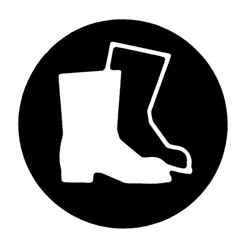 Right to Know Pictogram Labels - Full Protection Suit, Vinyl, Sheet, 5/8" L x 3/4" W Distribution Élite MP