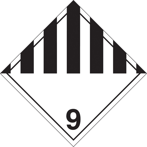 Miscellaneous Danger TDG Placard, Adhesive Vinyl Distribution Élite MP