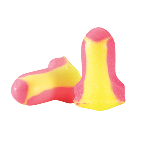 Bouchons d'oreilles en mousse multicolores Laser Lite de Howard Leight, Paire - Sac en poly Distribution Élite MP