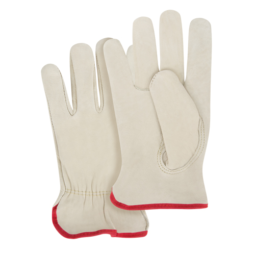 Gants pour conducteurs &agrave; ajustement serr&eacute;, 2T-Grand, Paume en Cuir fleur de vache Distribution Élite MP