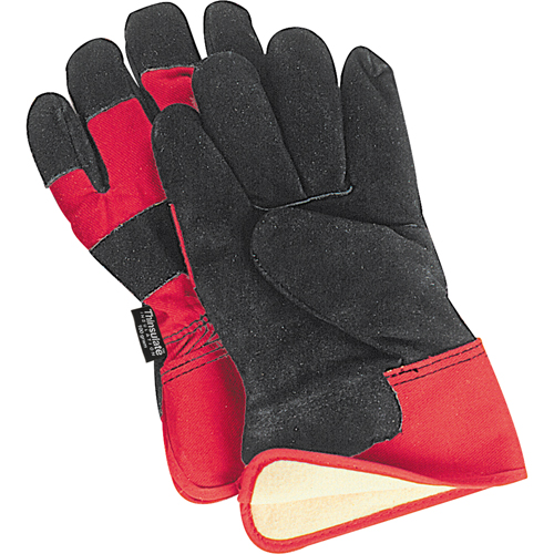 Superior Warmth Winter-Lined Fitters Gloves, Large, Split Cowhide Palm, Thinsulate Inner Lining Distribution Élite MP