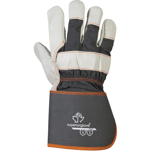 Endura&reg; Fitters Work Gloves, One Size, Grain Cowhide Palm, Cotton Inner Lining Distribution Élite MP