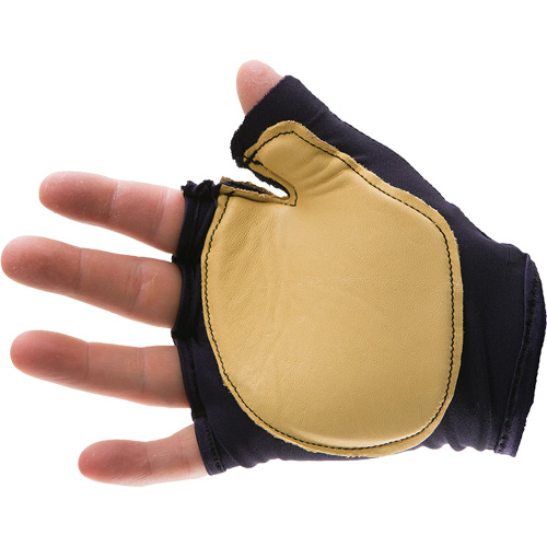 Gant antichoc sans doigts &agrave; prise d'outil, main gauche, Taille T-petit, Paume Cuir fleur Distribution Élite MP