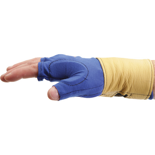 Doublure de gant sans doigts avec retenue au poignet, Taille T-petit, Paume Poly-coton Distribution Élite MP