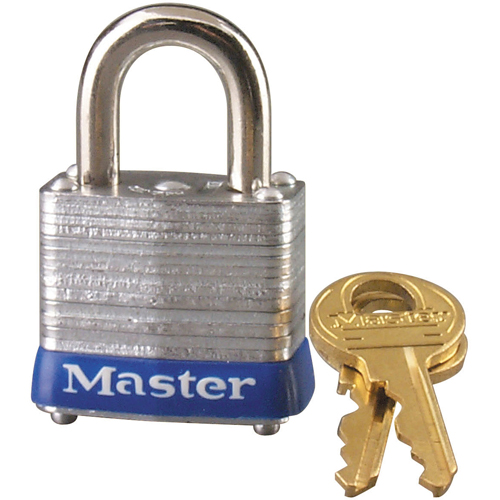 Pin Tumbler Padlock, Keyed Alike, Laminated Steel, 1-1/8" Width Distribution Élite MP