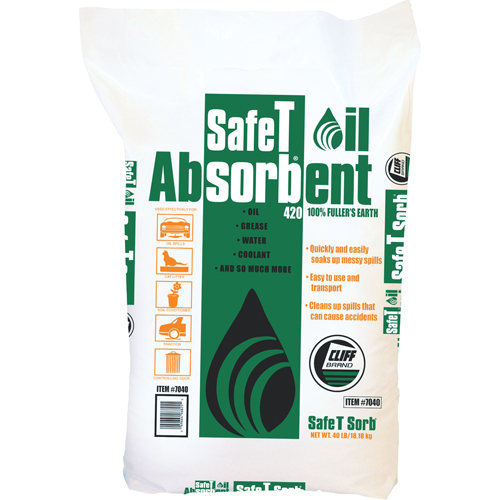 Absorbant pour huile de premi&egrave;re qualit&eacute; Safe T Sorb Distribution Élite MP