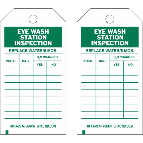 &eacute;tiquettes de rapport d'inspection, Polyester, 4" la x 7" h, Anglais Distribution Élite MP