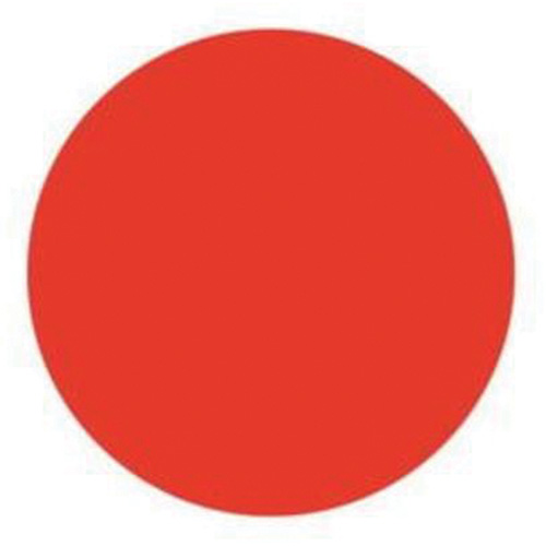 &eacute;tiquettes rondes inscriptibles, Cercle, 1,5" lo x 1,5" la, Rouge Distribution Élite MP