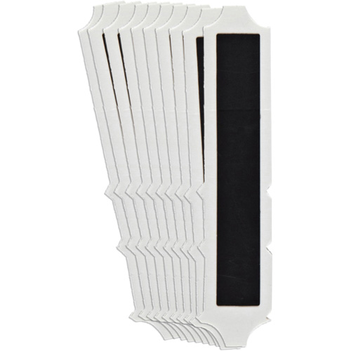 &eacute;tiquettes de lettres et chiffres gothiques individuels Quick-Align, I, 4" h, Noir Distribution Élite MP