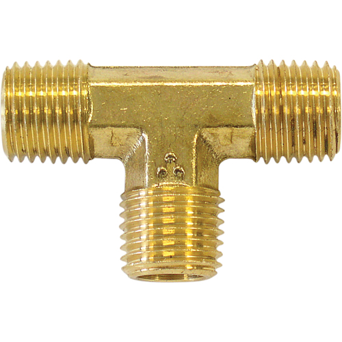 Raccords en T m&acirc;les, Laiton, 3/8" Distribution Élite MP