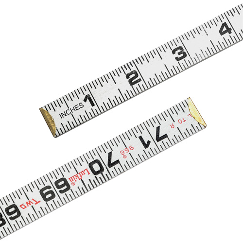 Red End&reg; Two Way&reg; Rule, 6' L, Wood, 1/16" Graduations Distribution Élite MP