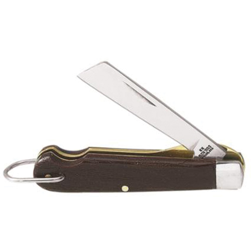 Couteau de poche avec lame &agrave; chantourner, 2-1/4" lame, lame en Acier inoxydable, poign&eacute;e en Plastique Distribution Élite MP