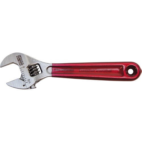Adjustable Wrench, 4-1/2" L, 1/2" Max Width, Chrome/Polished Distribution Élite MP