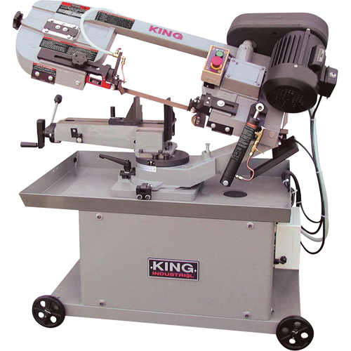 Metal Cutting Dual Swivel Band Saws, Horizontal/Vertical, Round 7" and 7" x12"  Rectangular Cutting Capacity Distribution Élite MP