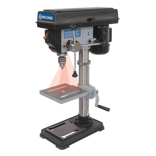 Perceuses &agrave; colonne avec laser, 10", Mandrin 1/2", 3050 tr/min Distribution Élite MP