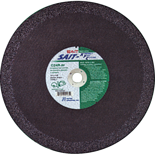 C24R Concrete High Speed Cut-Off Wheel, 12" x 1/8", 1" Arbor, Type 1, Aluminum Oxide, 6300 RPM Distribution Élite MP