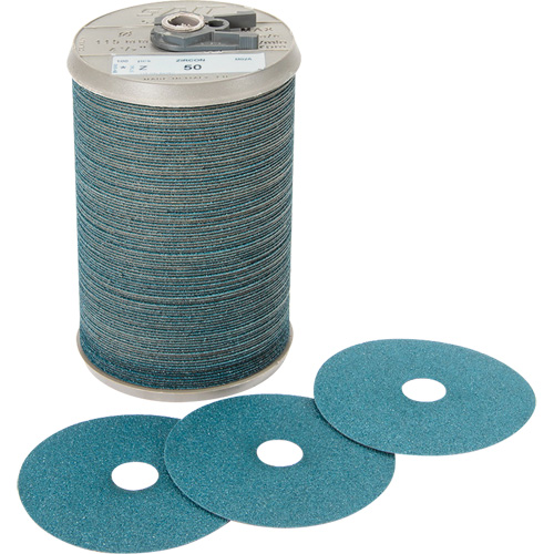 Disque en fibre pour meulage agressif Blue Line, Zirconium, 24, 9-1/8" Dia x 7/8" Arbre Distribution Élite MP