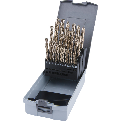 Jobber Length Drill Bit Set, 29 Pieces, High Speed Cobalt Distribution Élite MP