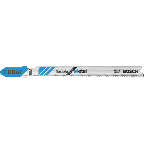 Flexible Jigsaw Blade, Bi-Metal, 3-5/8" L, 17-24 TPI Distribution Élite MP