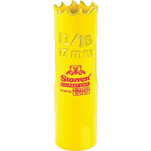 Scie &agrave; cloche bim&eacute;tal - 11/16", 11/16", Profondeur de la coupe 1-5/8", Bim&eacute;tal Distribution Élite MP