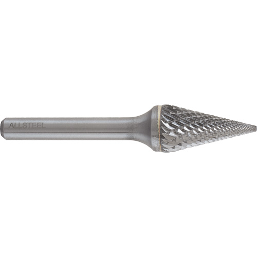 Fraise au carbure c&ocirc;nique AllSteel, SM-5, 1/2" dia., 1/4" Tige, 7/8" Prof. de la coupe Distribution Élite MP