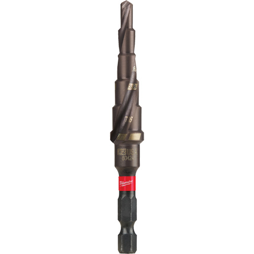 Foret &eacute;tag&eacute; #2 Shockwave Impact Duty, 3/16" - 1/2", Incr&eacute;ments de 1/16", Titane Distribution Élite MP