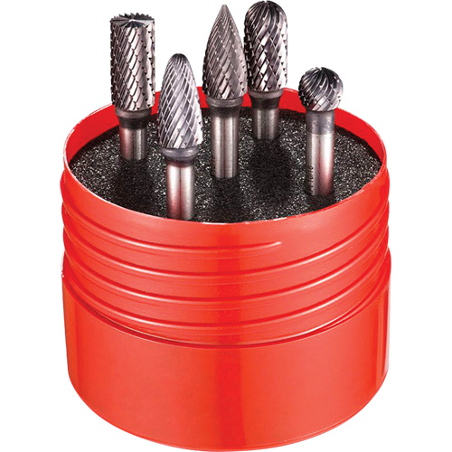 Double Cut Rotary Burr Set, 5 Pieces Distribution Élite MP