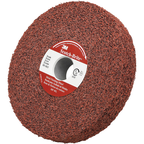 Meule de finition &agrave; structure non tiss&eacute;e pour m&eacute;tal Scotch-Brite Distribution Élite MP