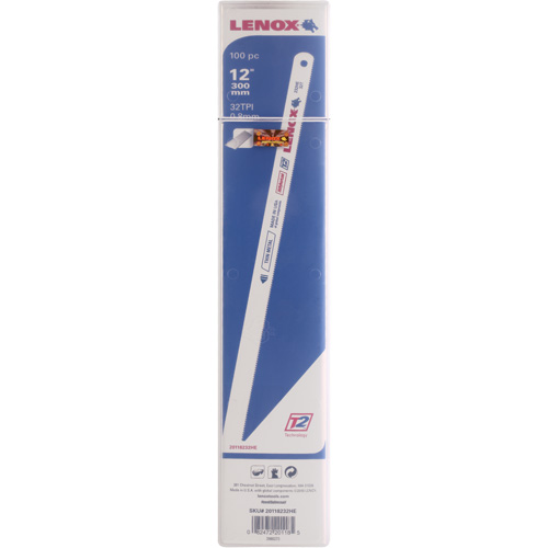 Lames pour scie &agrave; m&eacute;taux, Bim&eacute;tal, 12" lo, 32 dents par pouce Distribution Élite MP
