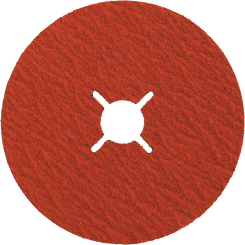 Disque en fibre Cerabond X, C&eacute;ramique, 24, 4-1/2" Dia x 7/8" Arbre Distribution Élite MP