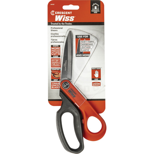 Tradesman Shears, 10", Rings Handle Distribution Élite MP