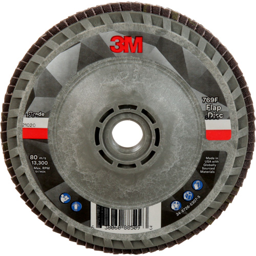 769F Quick Change Flap Disc, 4-1/2" x 5/8"-11, Type 27, 120+ Grit, Ceramic Distribution Élite MP