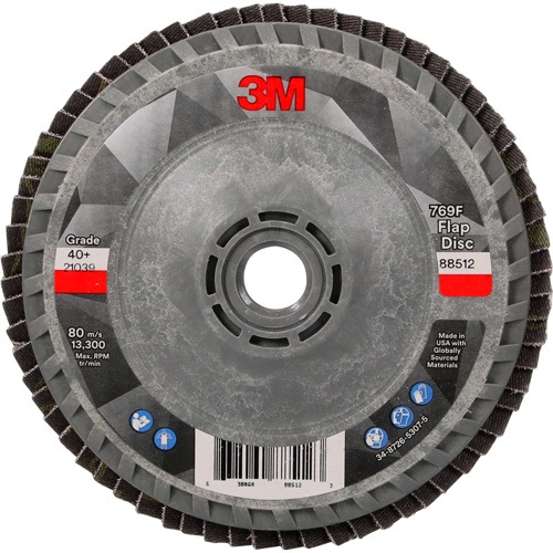 769F Quick Change Flap Disc, 4-1/2" x 5/8"-11, Type 27, 40+ Grit, Ceramic Distribution Élite MP