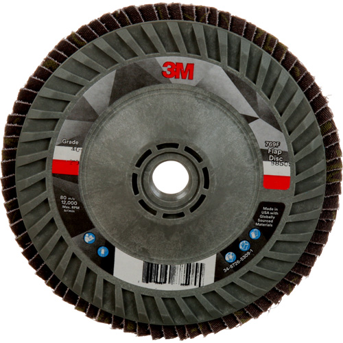 769F Quick Change Flap Disc, 5" x 5/8"-11, Type 27, 40+ Grit, Ceramic Distribution Élite MP