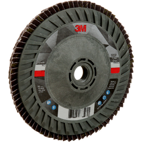 769F Quick Change Flap Disc, 5" x 5/8"-11, Type 27, 40+ Grit, Ceramic Distribution Élite MP
