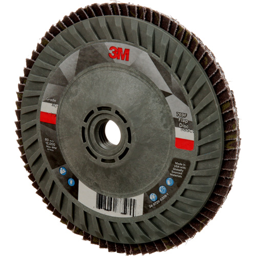769F Quick Change Flap Disc, 5" x 5/8"-11, Type 27, 40+ Grit, Ceramic Distribution Élite MP