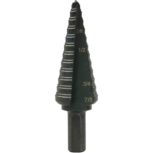 Multi-Hole Step Bit, 3/16"/4.8 mm - 7/8"/#4/22.2 mm  Distribution Élite MP