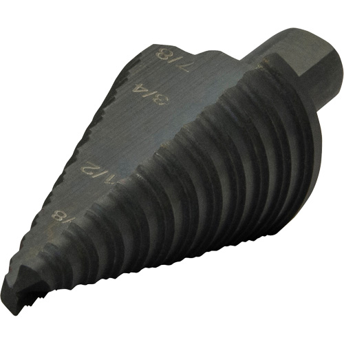 Multi-Hole Step Bit, 3/16"/4.8 mm - 7/8"/#4/22.2 mm  Distribution Élite MP