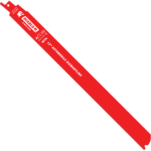 Lame de scie alternative autod&eacute;montage, Bim&eacute;tal, 10-14 Dents par pouce, 12" lo x 1" la Distribution Élite MP