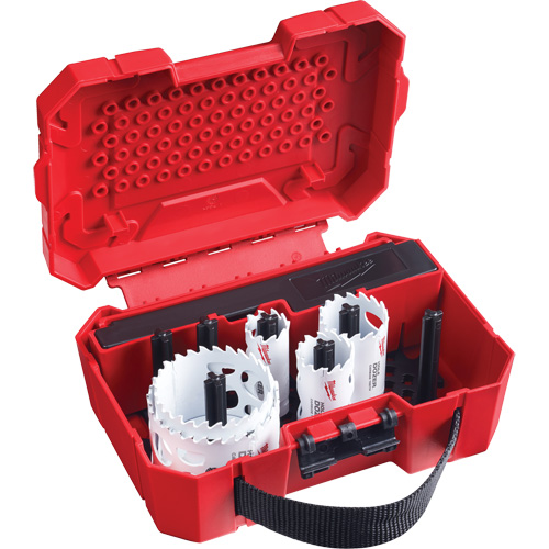 Trousse de scie-cloche &agrave; dents en carbure Hole Dozer, 9 morceaux Distribution Élite MP
