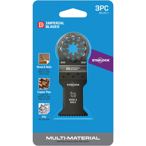 Starlock 1-3/8" Standard Wood & Nails Blades Distribution Élite MP
