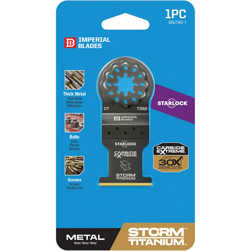 Starlock Carbide Extreme Storm Titanium Metal Blade Distribution Élite MP
