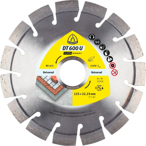 Grandes lames au diamant DT 600 U Supra Distribution Élite MP