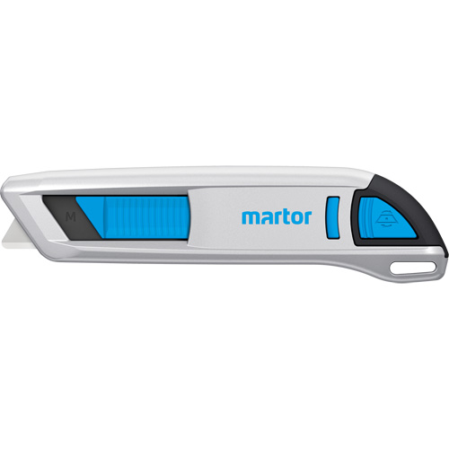 Couteau de s&eacute;curit&eacute; r&eacute;tractable Secunorm 500, 9 mm, Prise en Aluminium Distribution Élite MP