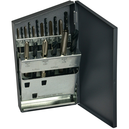 HTGP Metric Jobber Drill & Hand Tap Set, 18 Pieces Distribution Élite MP