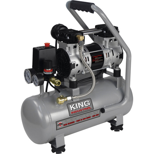 Compresseur &agrave; air sans huile ultra silencieux, Essence, 3 gal., 135 PSI Distribution Élite MP