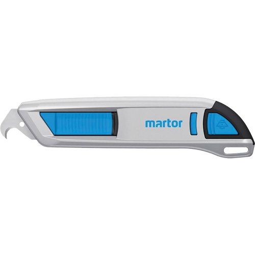 SECUNORM 500 Retractable Knife with Hook Blade No. 56, 10 mm, Heavy-Duty, Aluminum Handle Distribution Élite MP